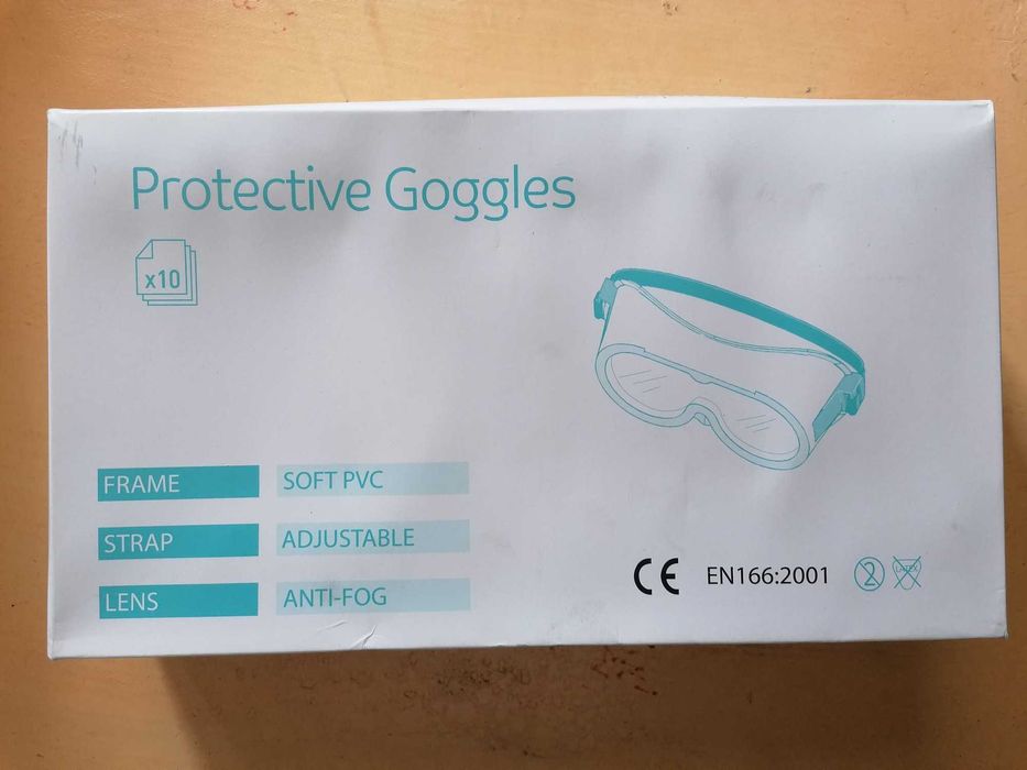 Combinezon, masca, ochelari de protectie