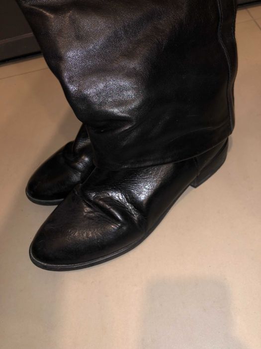 Cizme piele Zara, impecabile, mar. 38