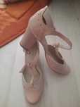 Pantofi ocazie culoare bej.