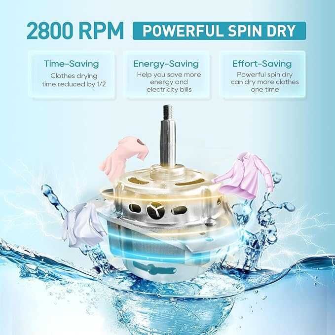 Uscător de rufe cu centrifugare 4 kg de la Umelome