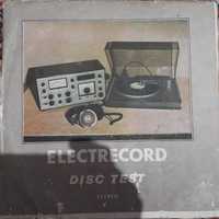 Electrecord Disc vinil Test