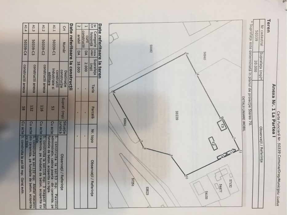 Teren de vânzare !!!