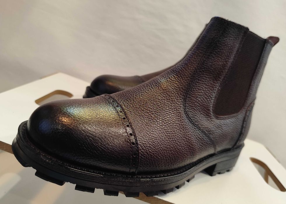 Ghete chelsea cap toe 42 42.5 Lavoratione Artigianale NOI piele moale