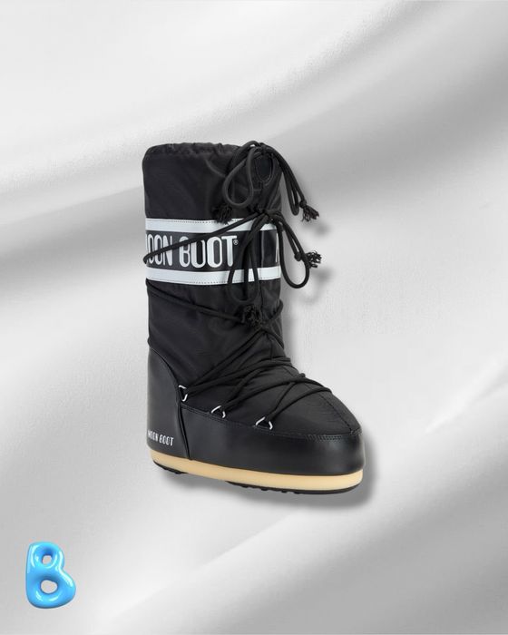 Moon Boot Icon Nylon Black