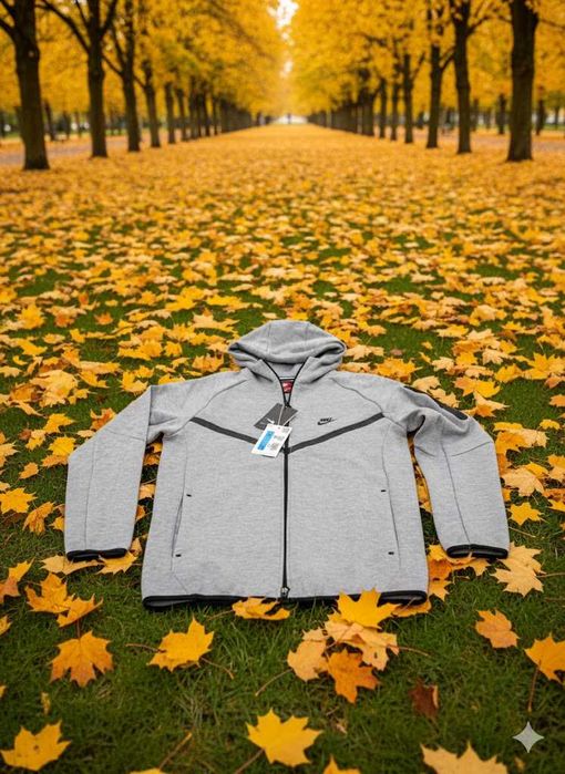 Trening Nike TECH Fleece Gri - Bumbac 100% - Set complet