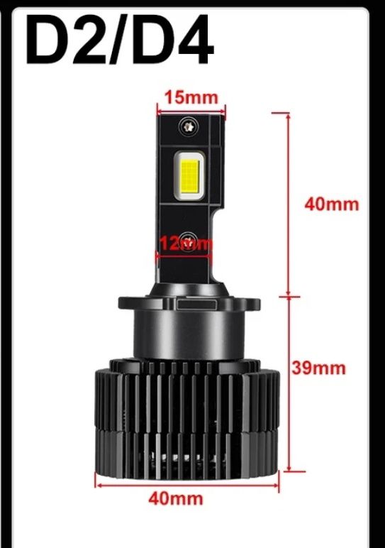 ЛЕД/LED крушки за ксенон система D2S D2R 6000K