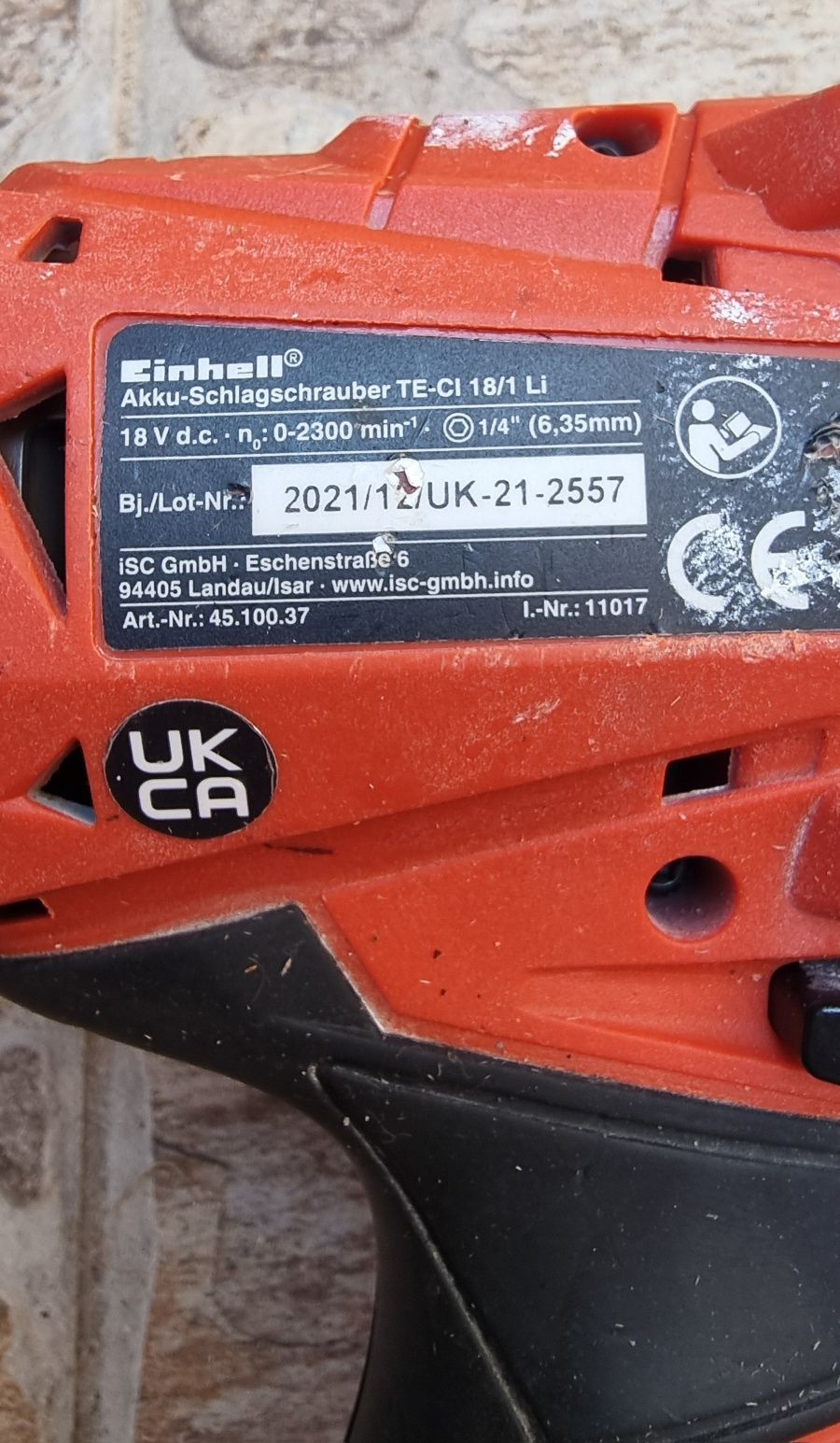 Комплект винтоверт и гайковерт Einhell 18v