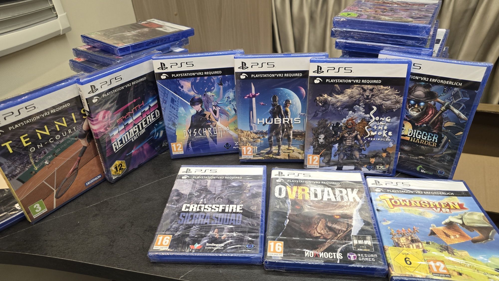 Новые запечатанные диски для ps5