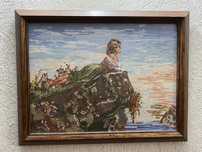 Гоблен Момичето на скалата
