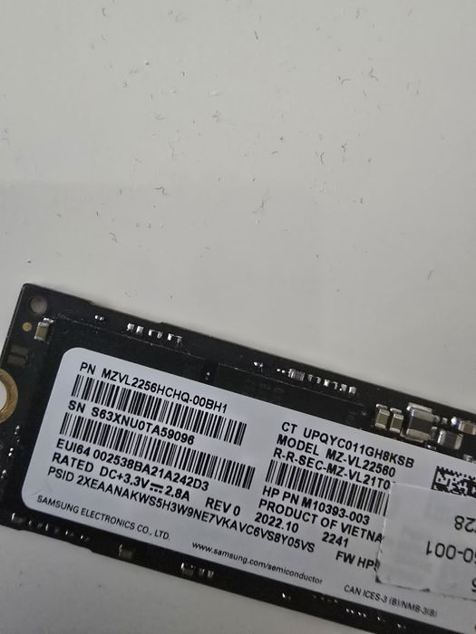 Ssd Samsung 250GB