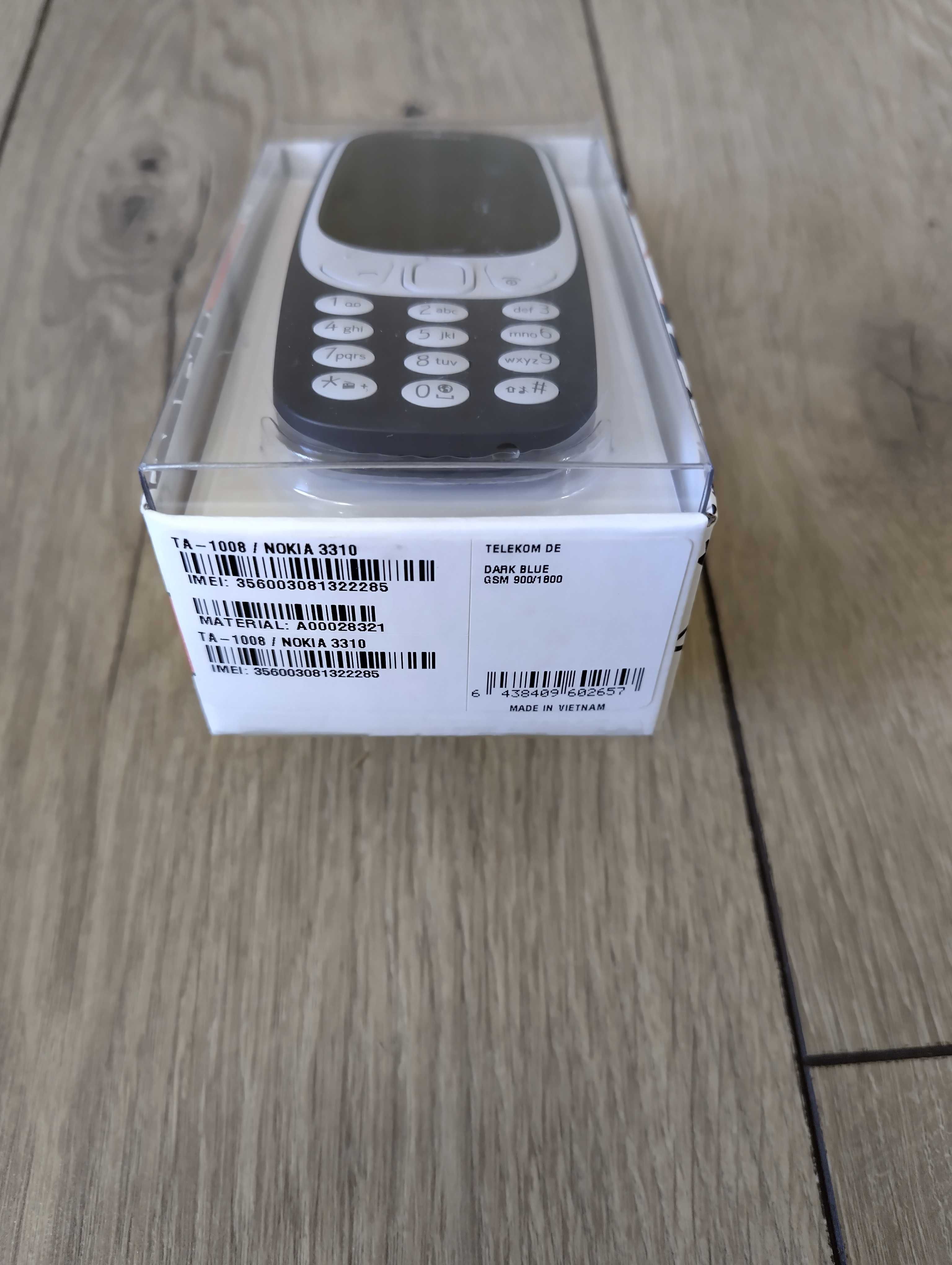 Оригинален Nokia 3310 чисто нов Dark Blue –с кутия, зарядно и слушалки