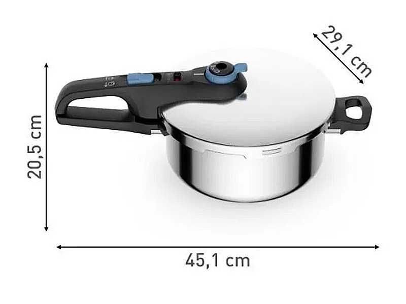 НОВИ! Тенджера под налягане Tefal 4 литра