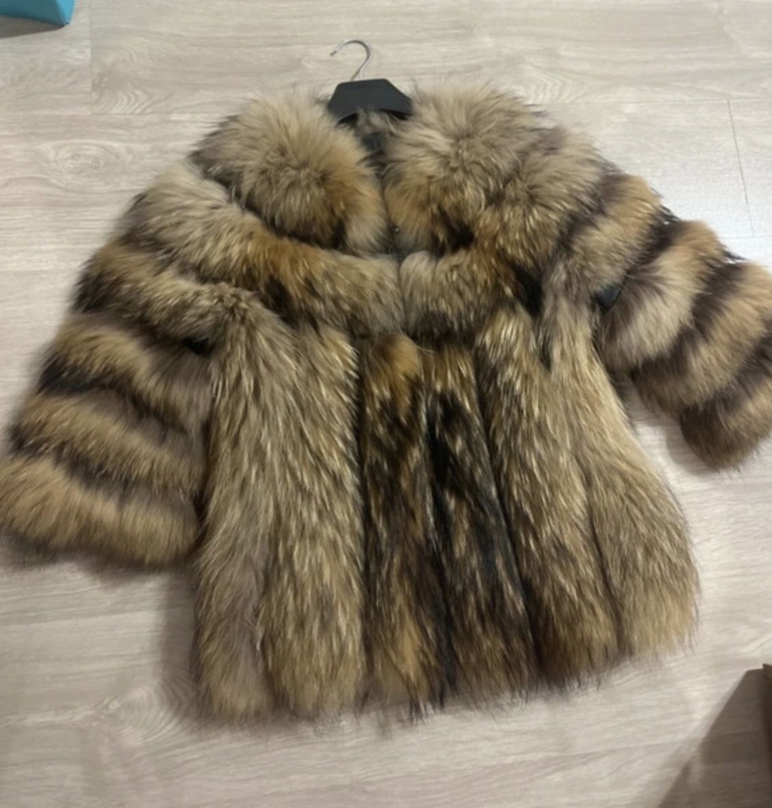 Haină blană naturală raton
