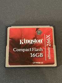 Card de memorie CF flash kingston 16gb 266x