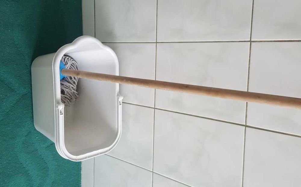 Mop şi găleată   .