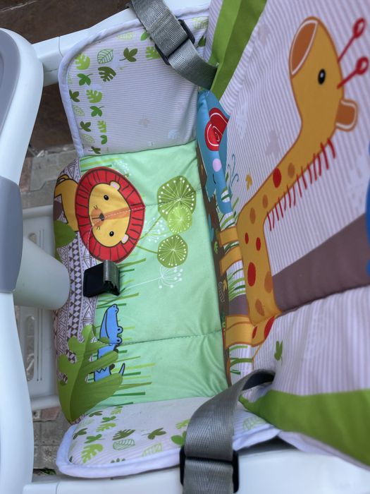 Scaun de masa copii, Wunderkid Play, Alb