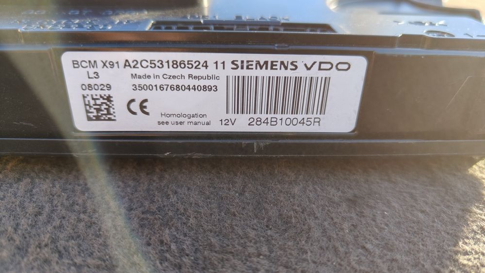 BCM X91 L3 A2C53186524 Renault Laguna 3