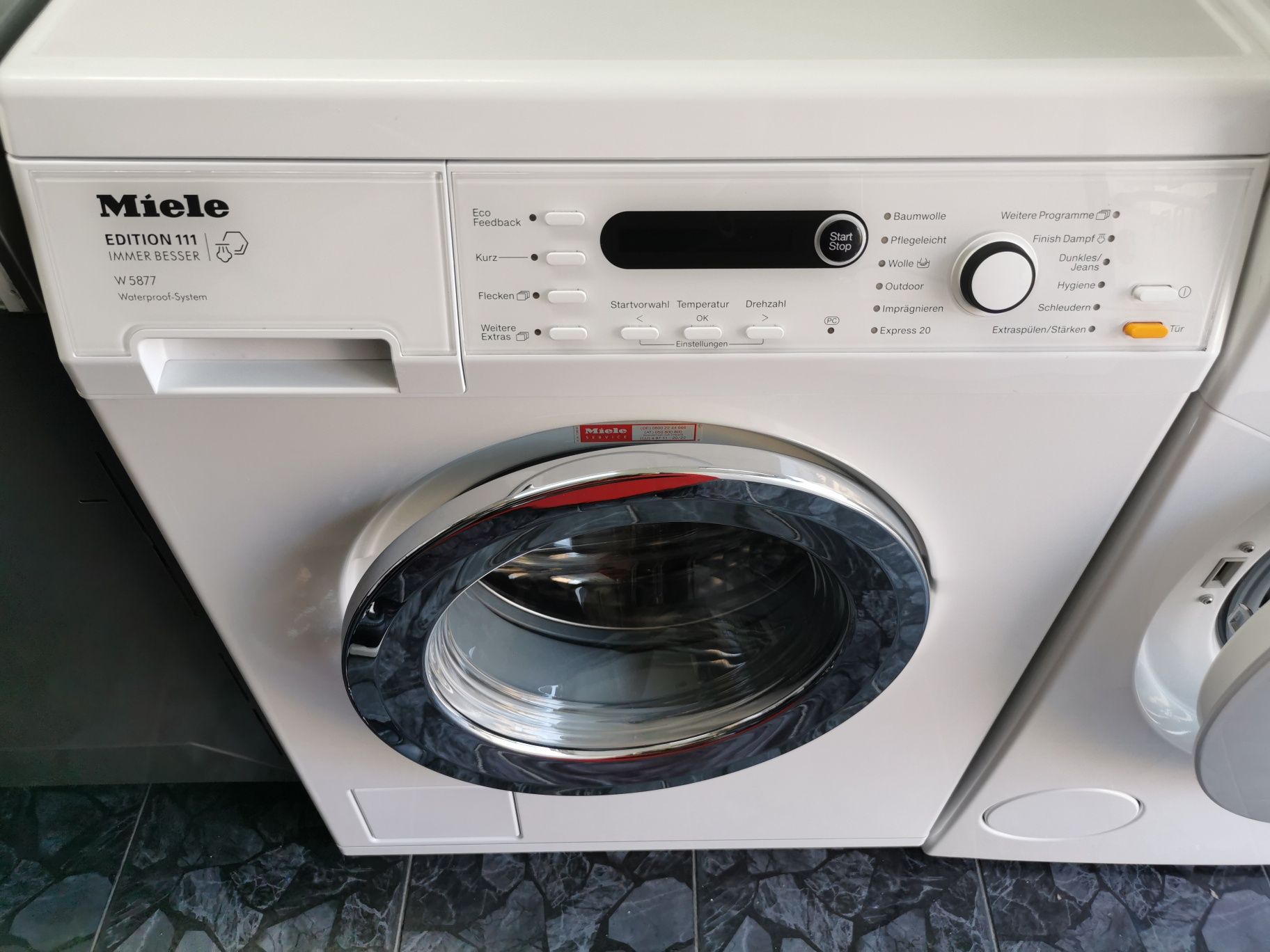 Пералня Miele W 5877 wps edition 111 8 кг. С Пара