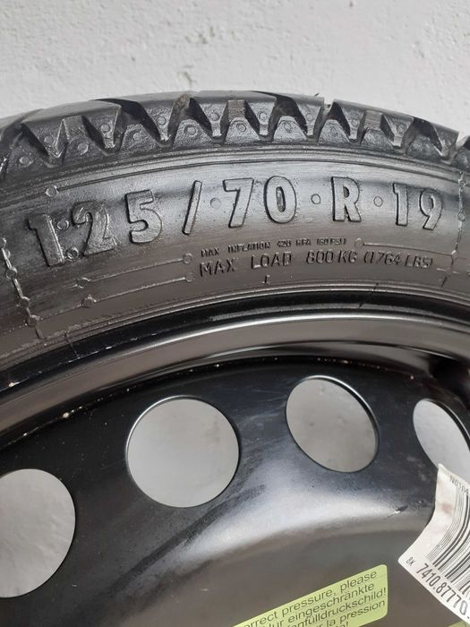 Roata rezerva SLIM R19 AUDI A4, A5, A6, A7, Q5