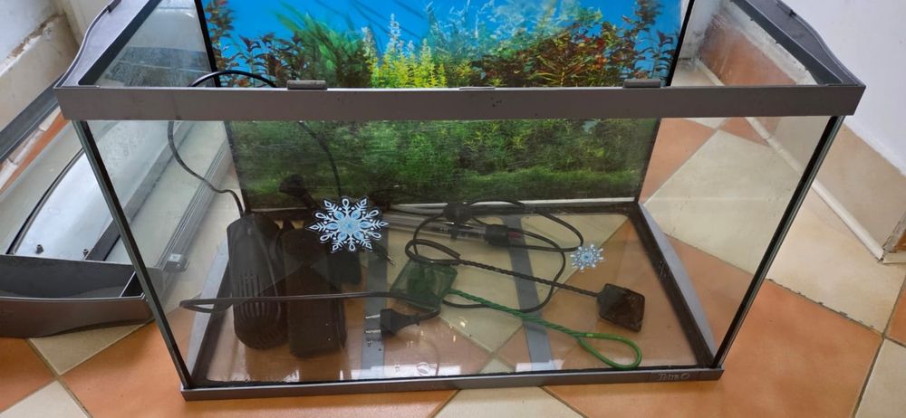 Acvariu 60l cu accesorii