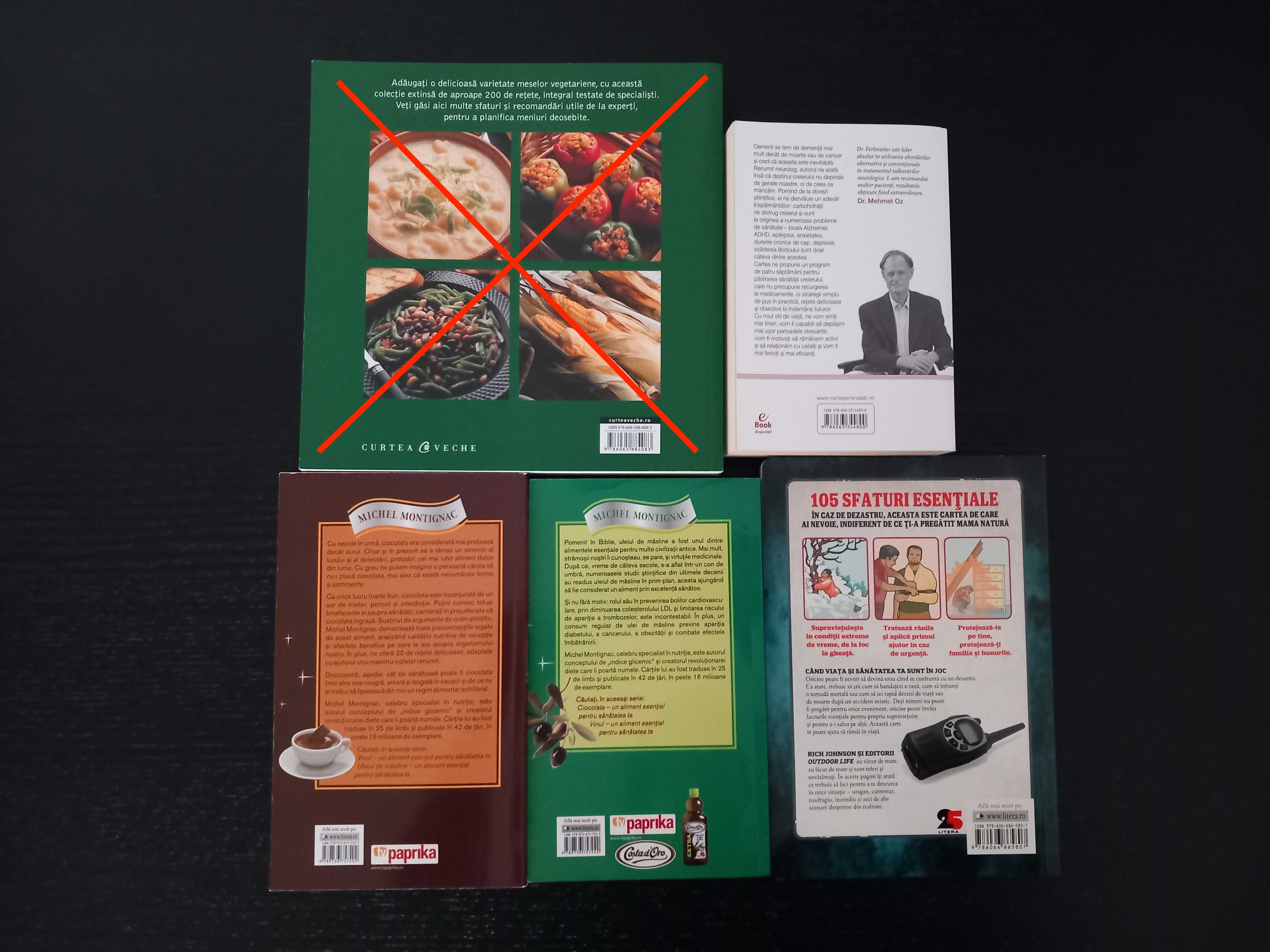 Pachet Retete, alimente, stil de viata - 4 carti ramase