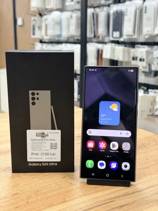 Samsung S24 Ultra 256gb Titanium Gray - Garantie