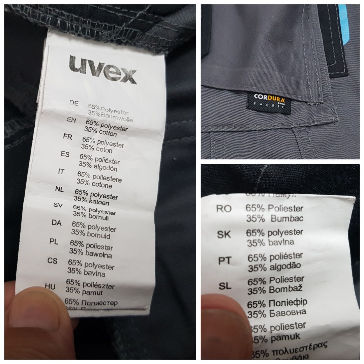 Pantaloni scurți UVEX Cordura, salopeta muncă nr 42, Engelbert Strauss