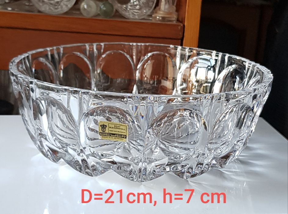 Fructieră din cristal