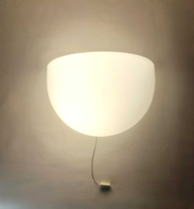 Aplică Art Deco, Mid Century Modern, opalină, vintage