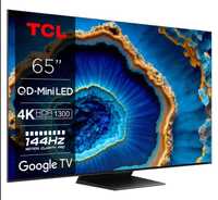 TV TCL MiniLed 65C805, 164 cm, Smart Google TV, 4K Ultra HD, 144hz