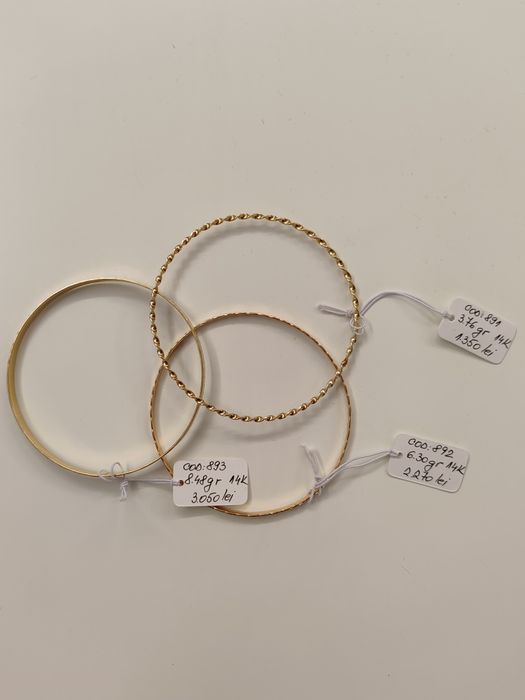 Brățară damă Aur 14k Gr 3,76 cod unic 891