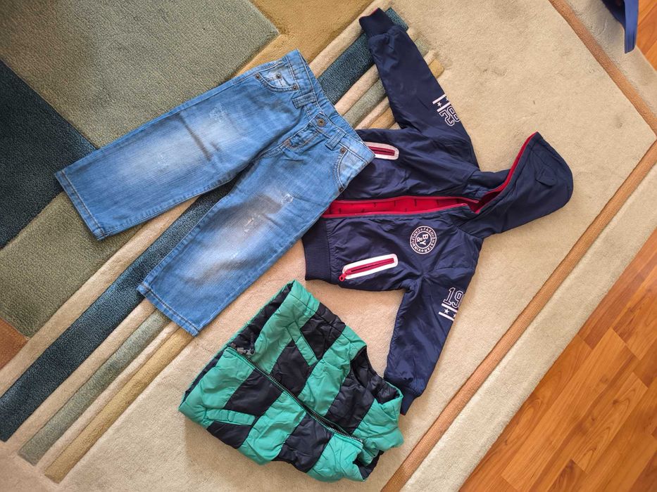 Лот  елече и дънки за момче 2-3г.