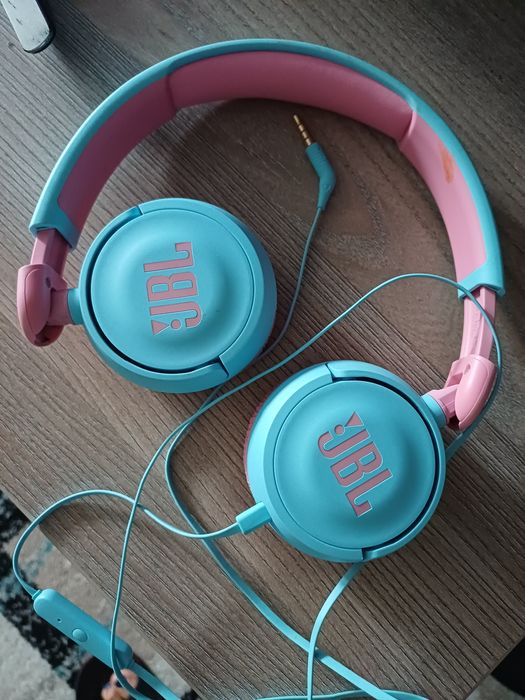 Căști cu microfon pentru copii JBL - JR310, albastre