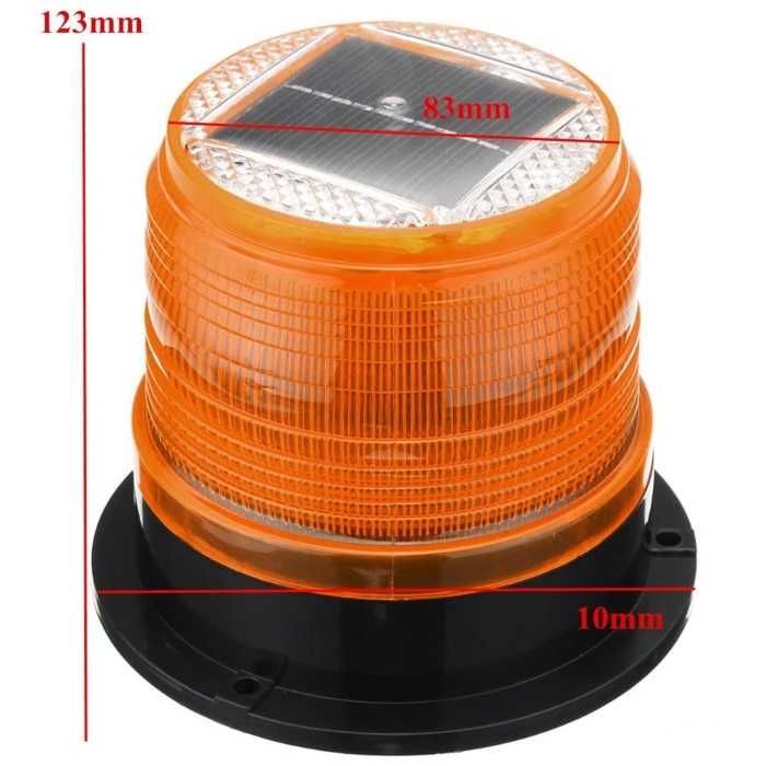 Сигнална лампа маяк 218  8 диода - соларна