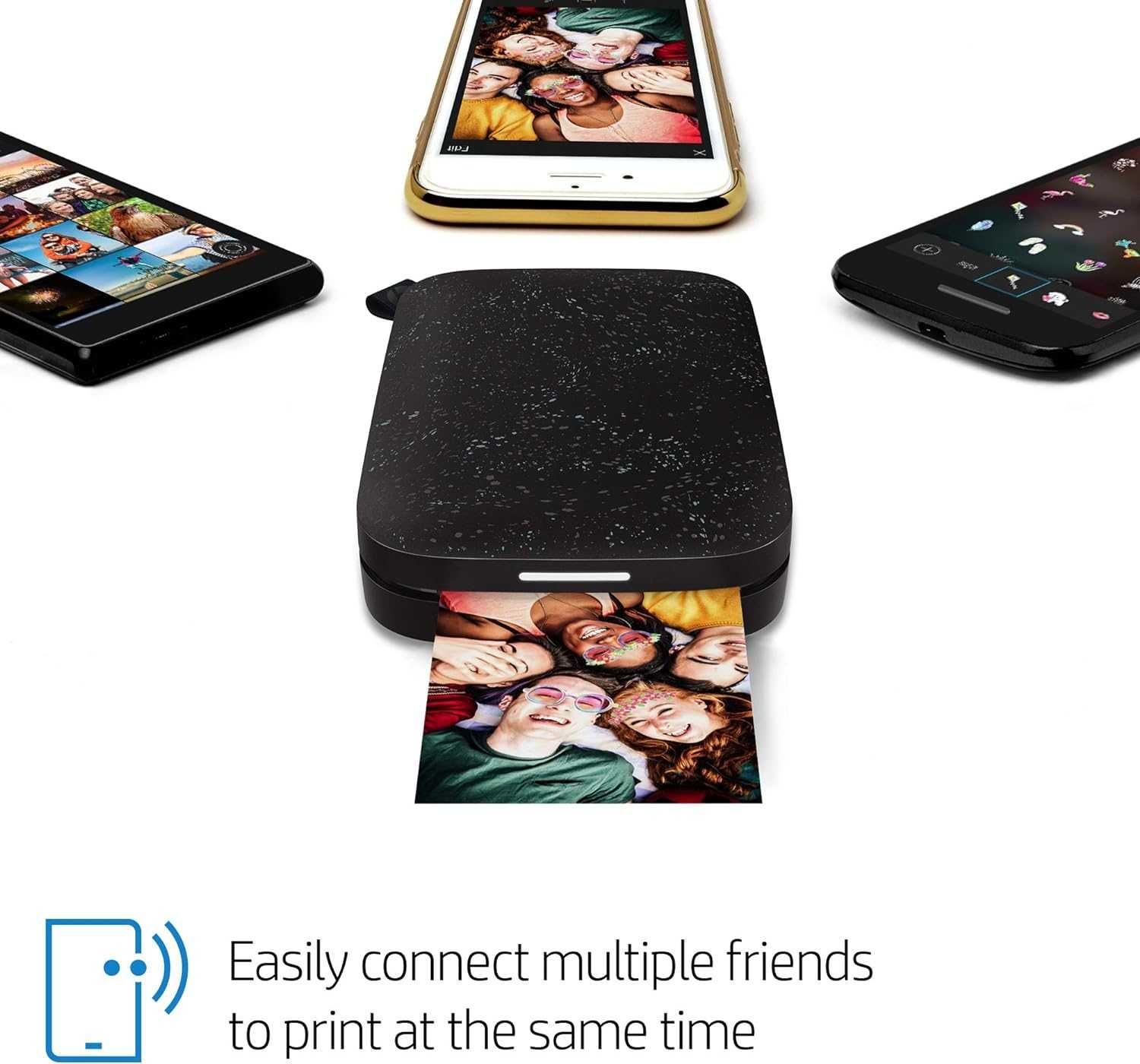 Imprimantă foto color instant portabilă HP Sprocket 2x3 in iOS-Android