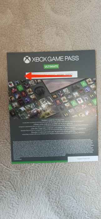 Xbox карта за игра Live gold 30 дни