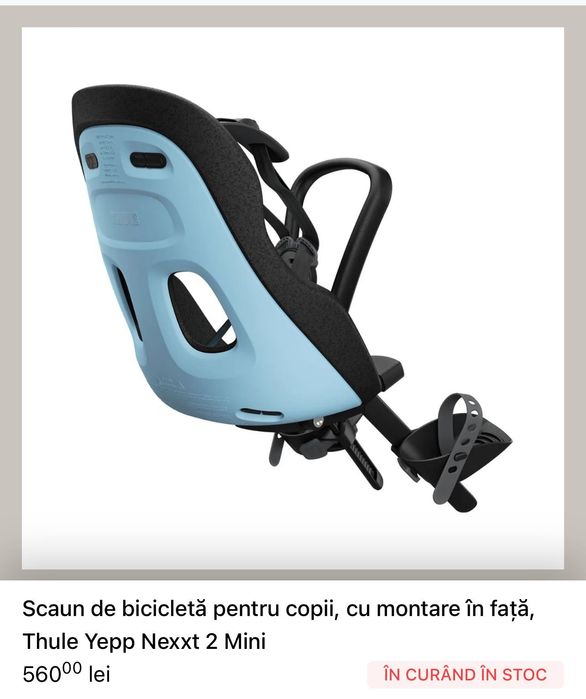 Scaun bicicleta - maxim 15kg