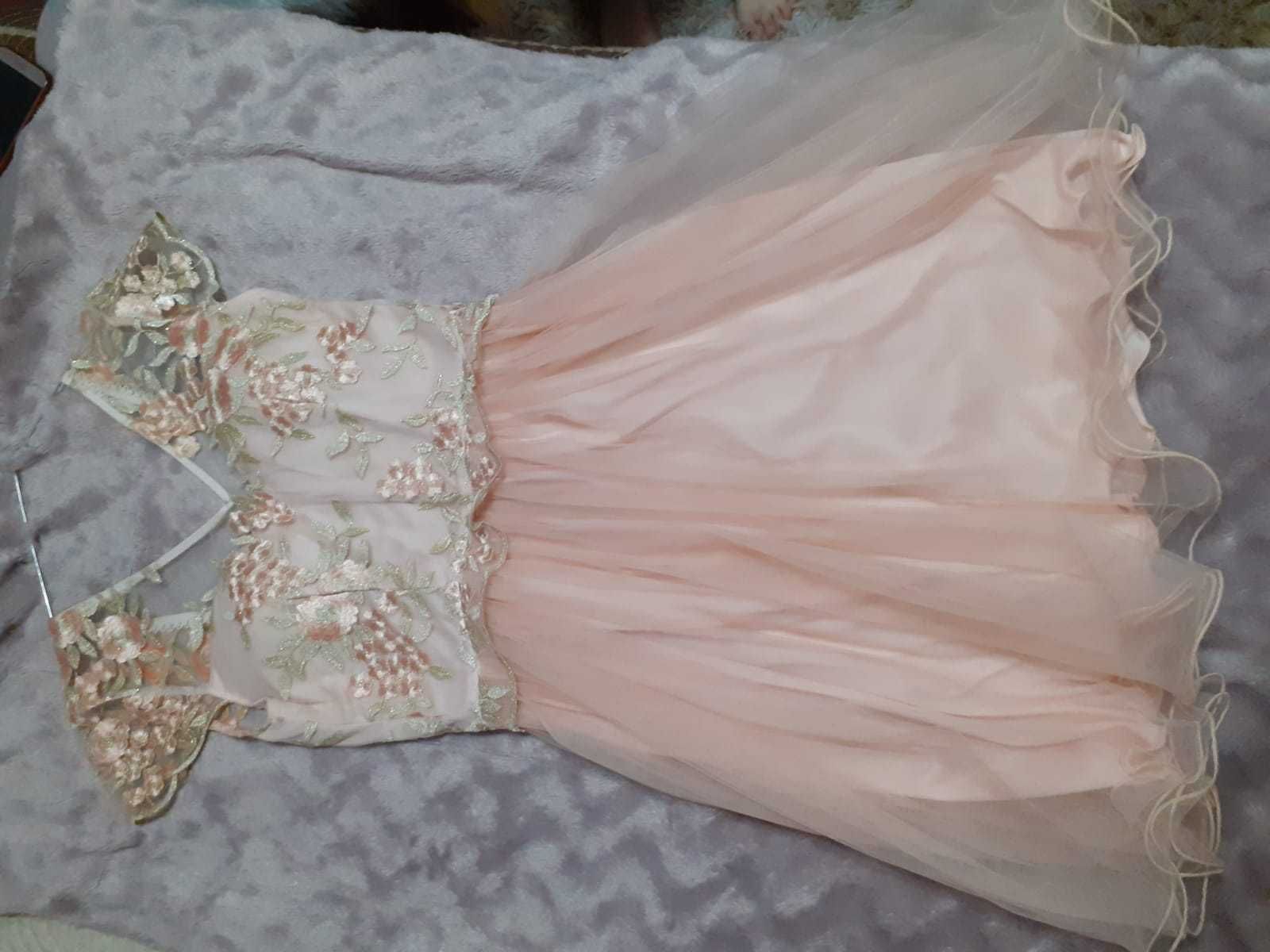 Rochie de ocazie roz damă