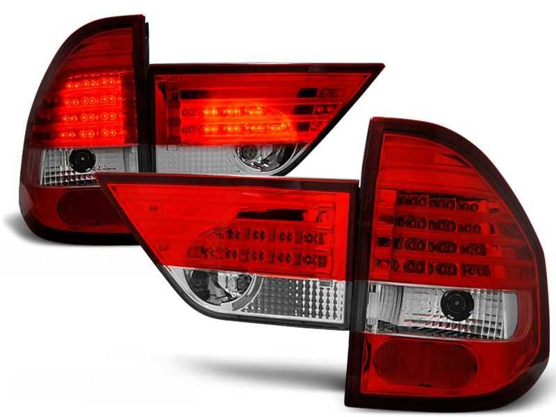 Стопове БМВ Х3 Е83 ЛЕД нови Тъмни опушени Диодни BMW E83 X3 LED