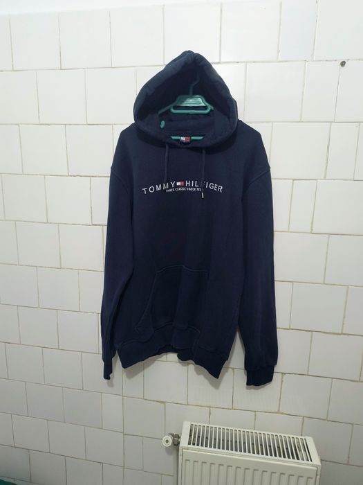 Hanorac marca Tommy Hilfiger mărime xl culoare albastru