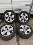 Set jante aliaj VW T5, T6 cu cauciucuri uzate 235/55R17, et55 ,5x120, cod janta 7E0601025P