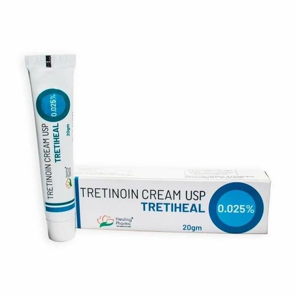 Tretinoin 0.025%, антивозрастной крем против прыщей