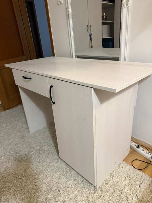 Birou multifunctional facut la comanda din pal gros stejar nordic