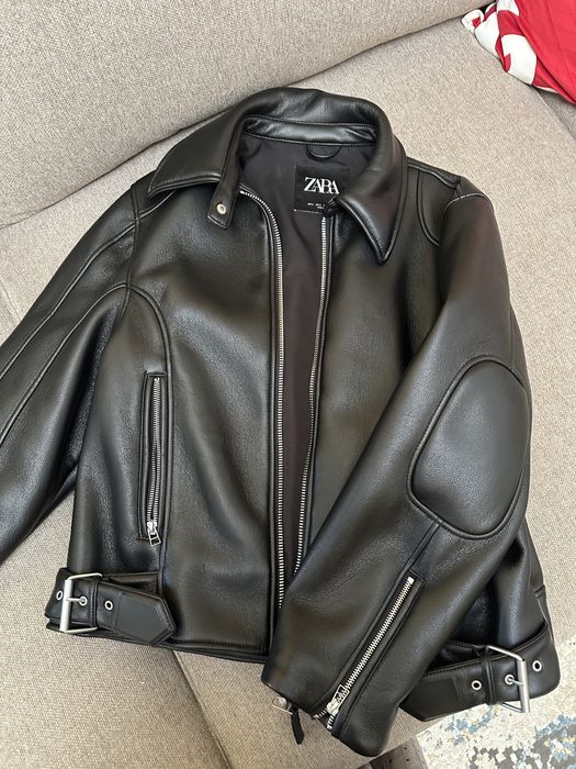 Кожанная куртка Zara