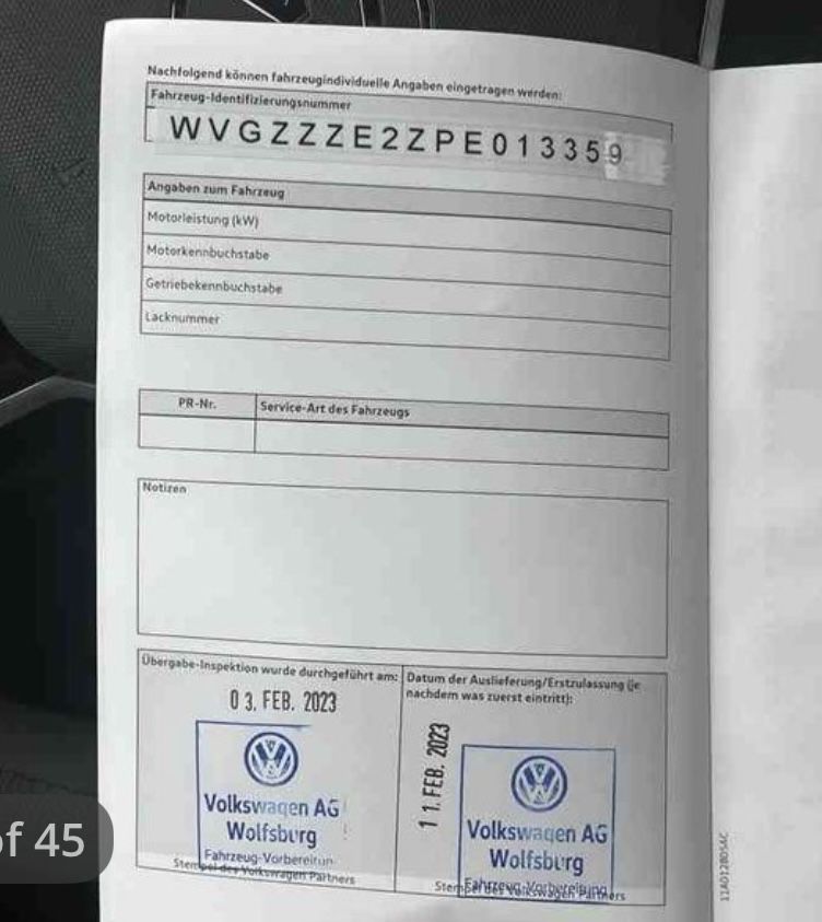 VW ID4 Pure Performance ,почти нов, без забележки