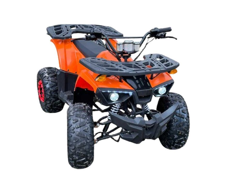 ATV 125 cc Model Nou Full Options Sasiu Ranforsat Roti 8" Portocaliu