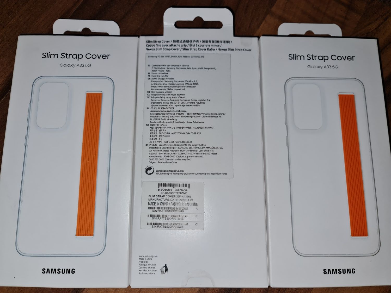 Husa hibrid originala Samsung Slim Strap Cover Galaxy A33 5G A336