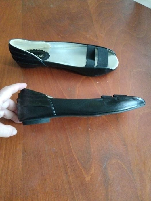 Pantofi sanda  de dama , comozi din piele fara toc, 25 cm la interior