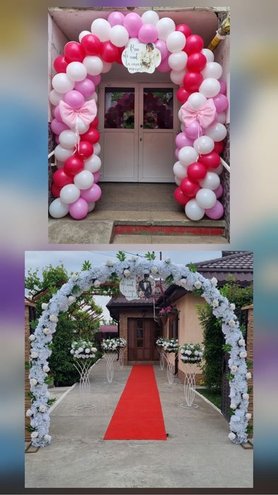 Arcade baloane si flori