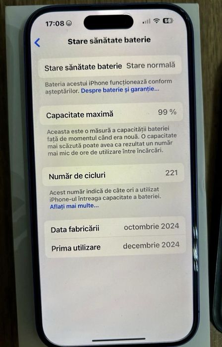 Iphone 16 (rasp doar la telefon)